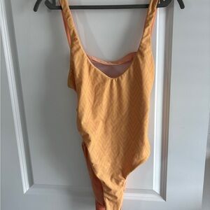 Amara Swim Orange Patterned One-Piece Swimsuit